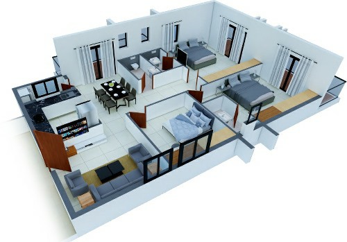 Hillside Living Apartment